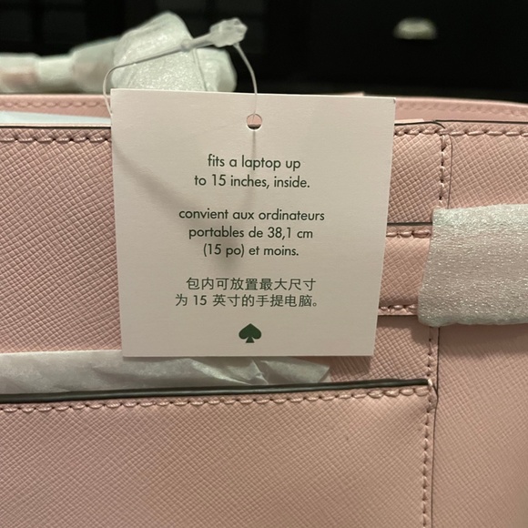 BRAND NEW Kate Spade Tote/Laptop Bag and Wallet set - light crepe - Picture 9 of 10